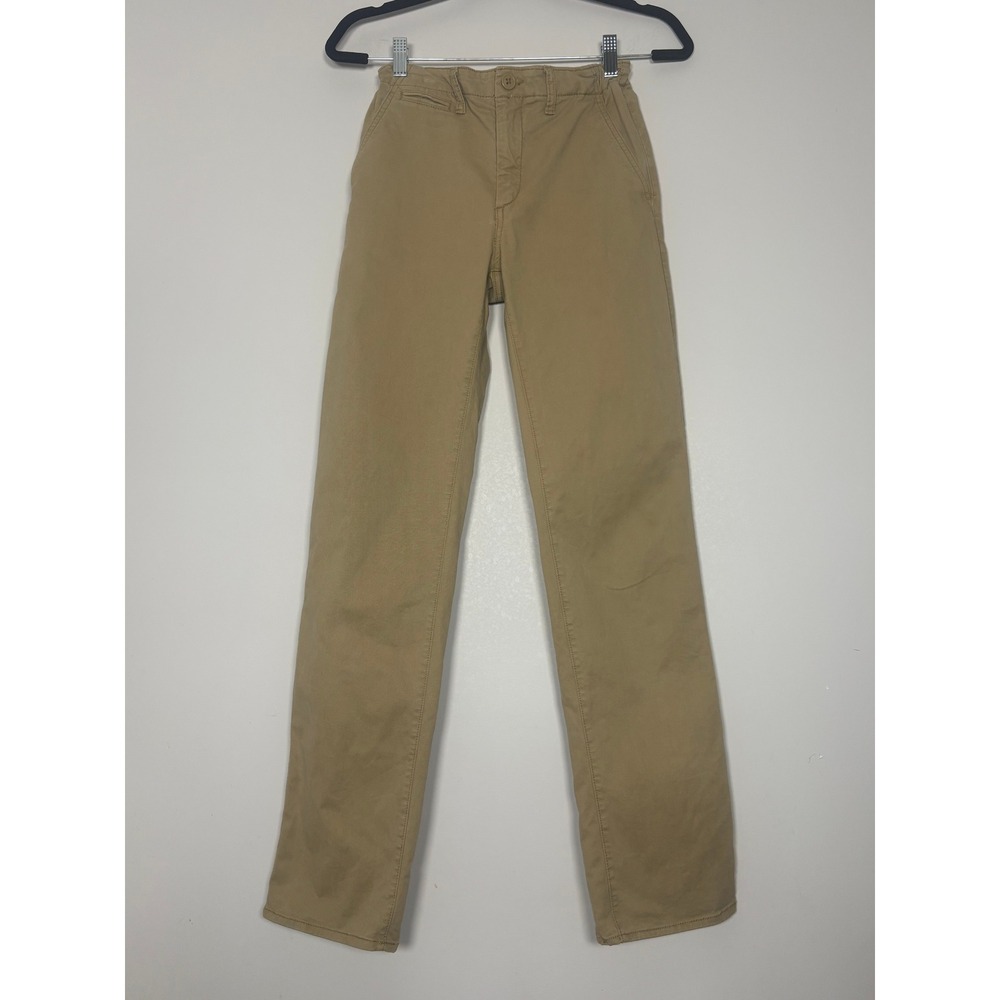 Gap Kids Khaki Chino Pants Tan Straight Leg Size 16 Cotton